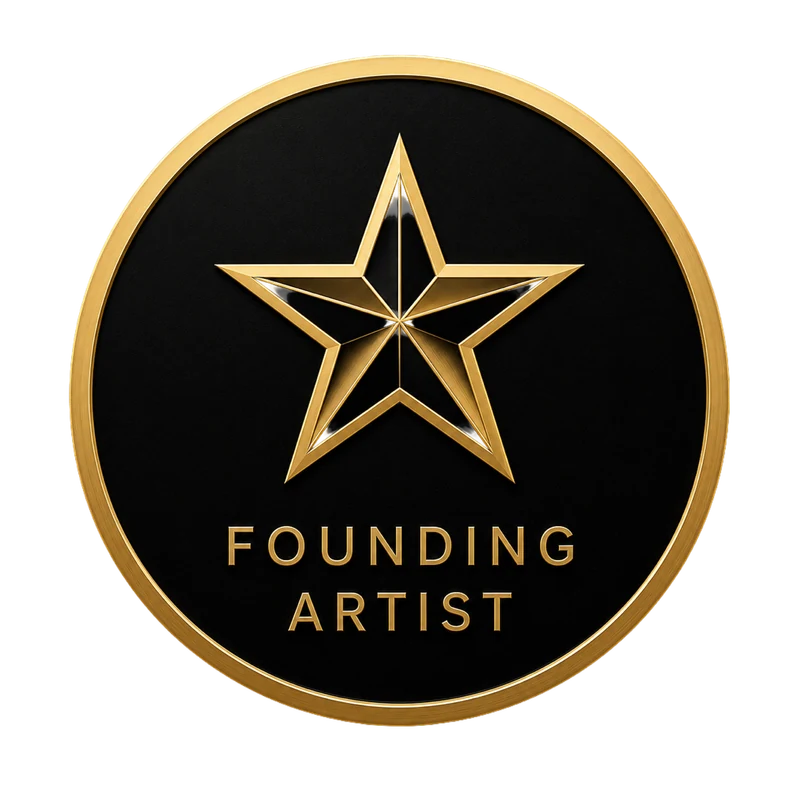 ART-IST.CLUB Founding Artist rozeti